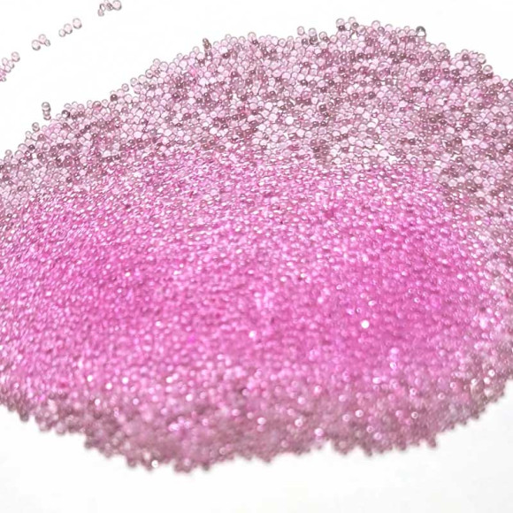 Микрокристаллы стеклянные блестящие, цвет лиловый