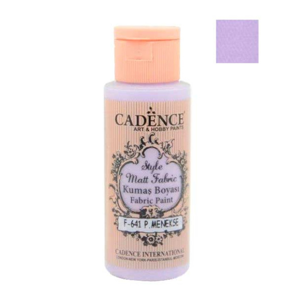 Матовая краска для ткани Cadence Style Matt 641, цвет Лиловый